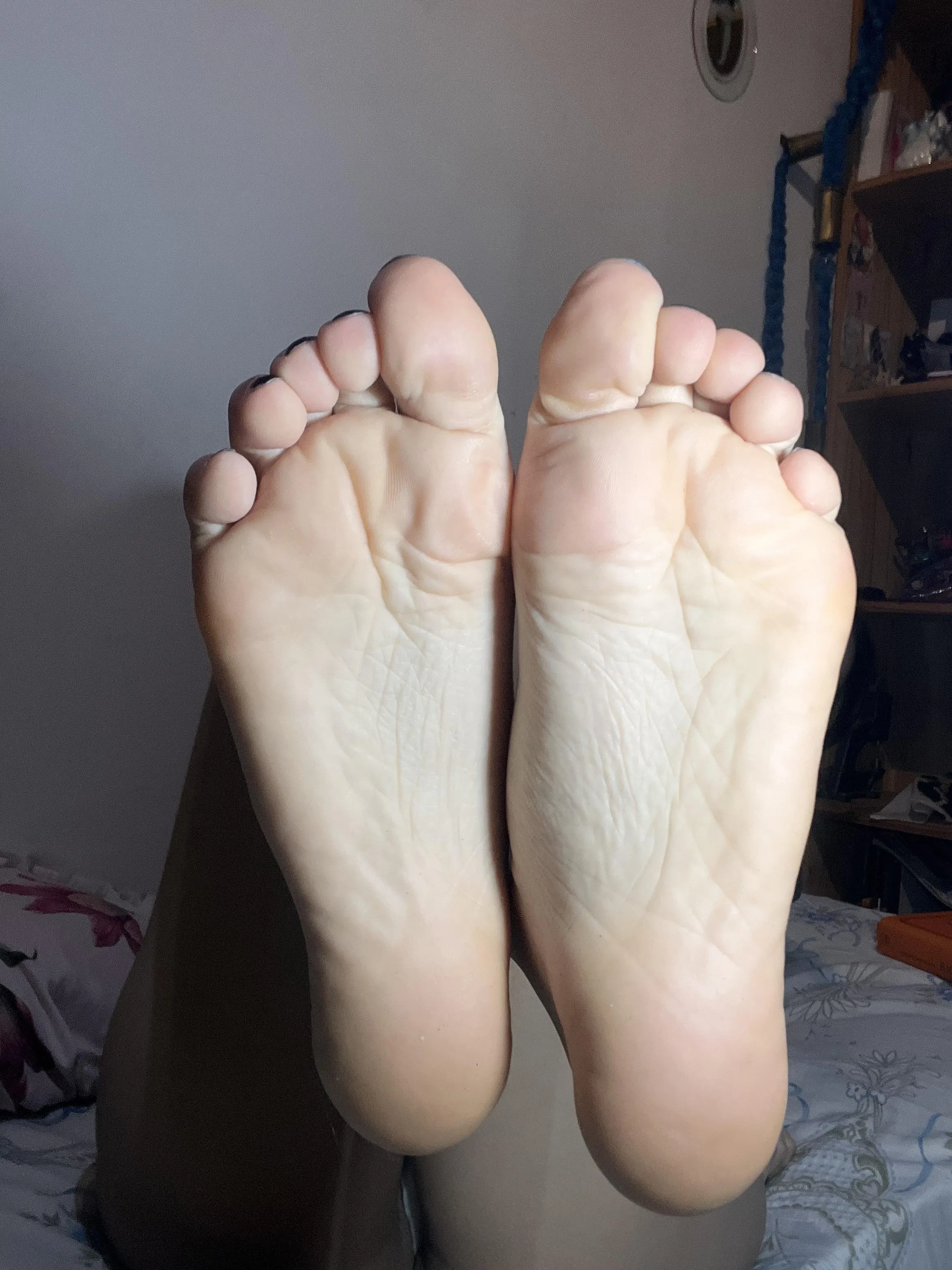 Sniff them or lick them?