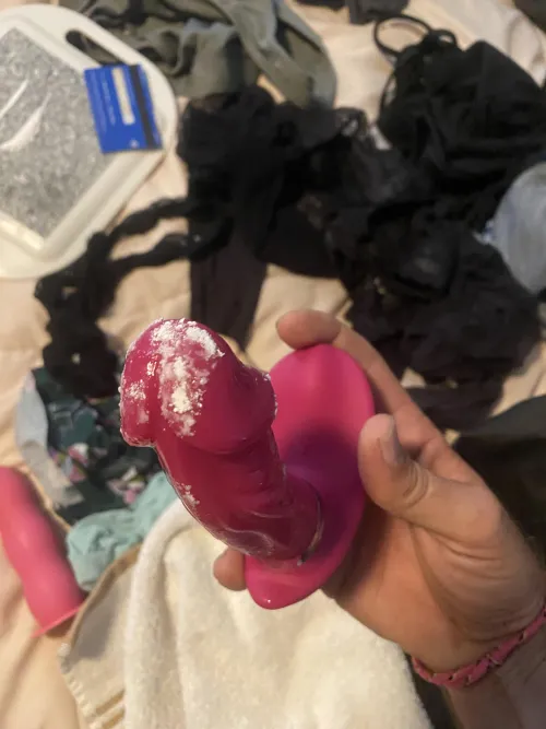 Would you be able to take this much blow to your ass hole?