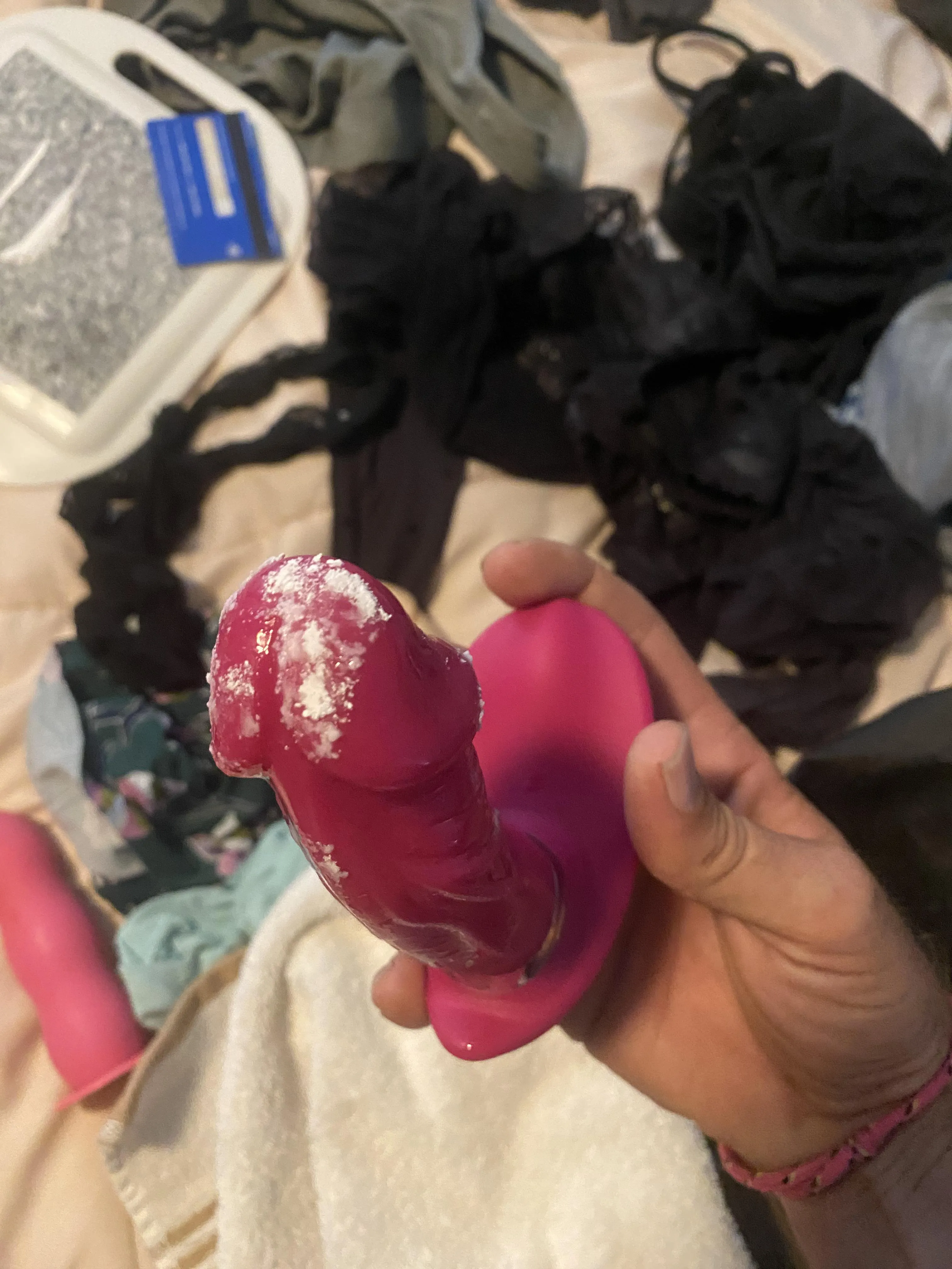 Would you be able to take this much blow to your ass hole?