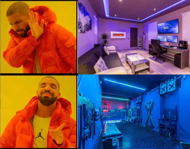 Your playroom vs my playroom