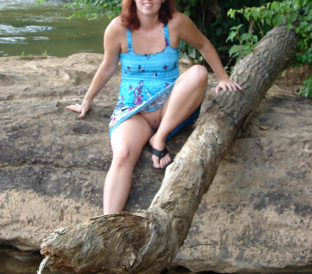 Flashing at the river.