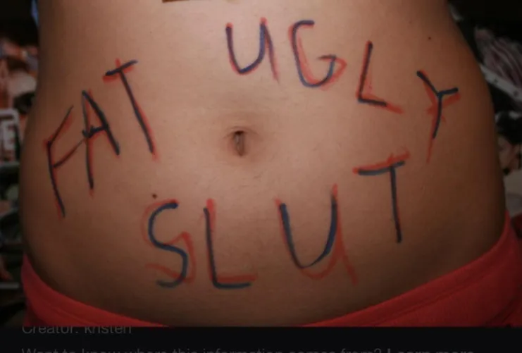 give me slut shame 🙏 please