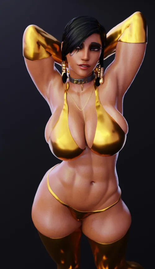 Golden week Pharah (TanuKing3D)