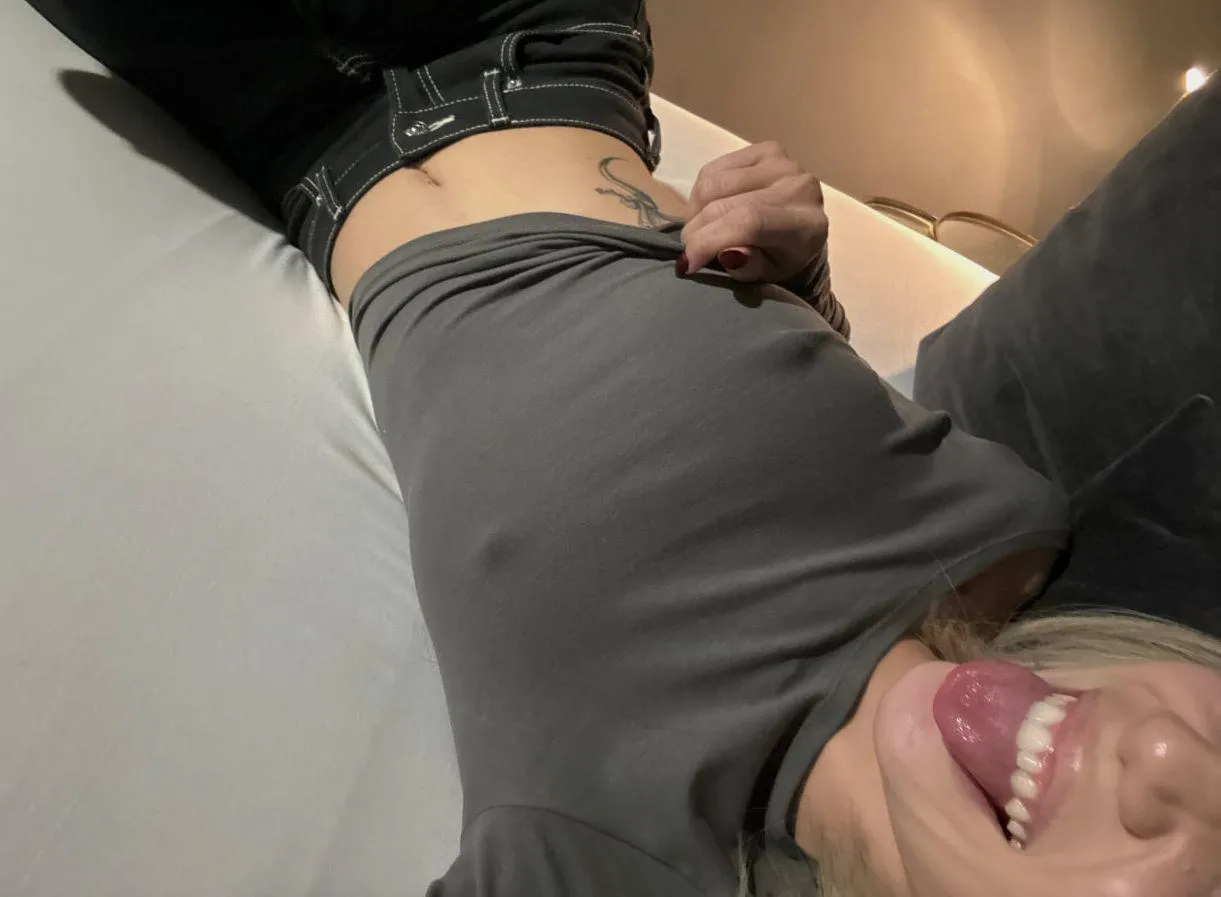 Love touching my clothed