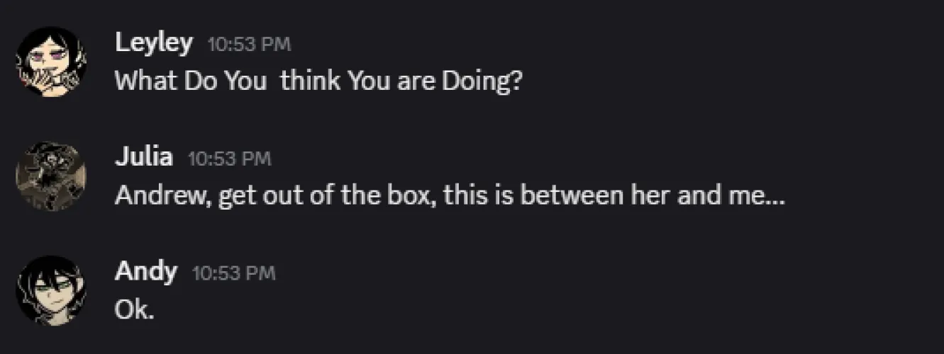 New actor! We need more to make a big Roleplay about the Main Storyline. tell me in comments Who you want to be roleplaying as. characters You cant choose: Julia,Andrew,Ashley?