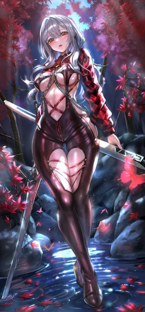 Scarlet under the moonlight [Nikke x Stellar Blade]