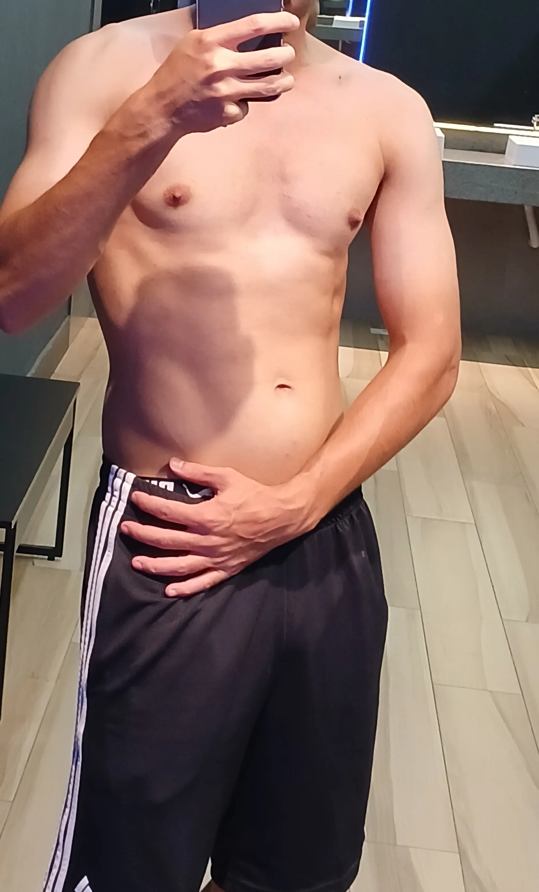 Showing off some muscles