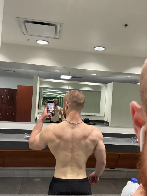 Wide backs are meant for worship