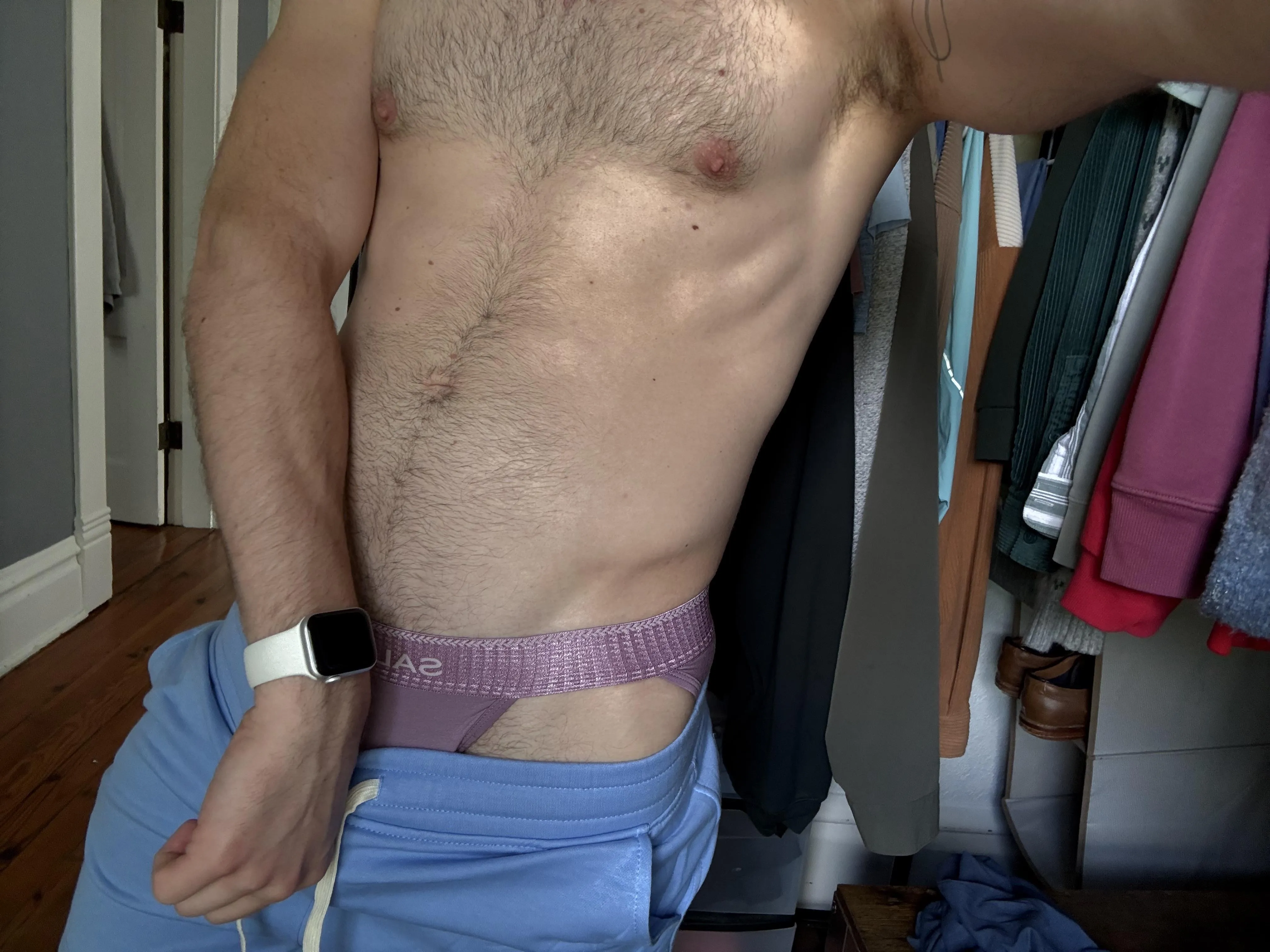 Would you help me slide these down?