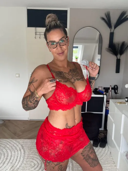 40F still rocking this lingerie