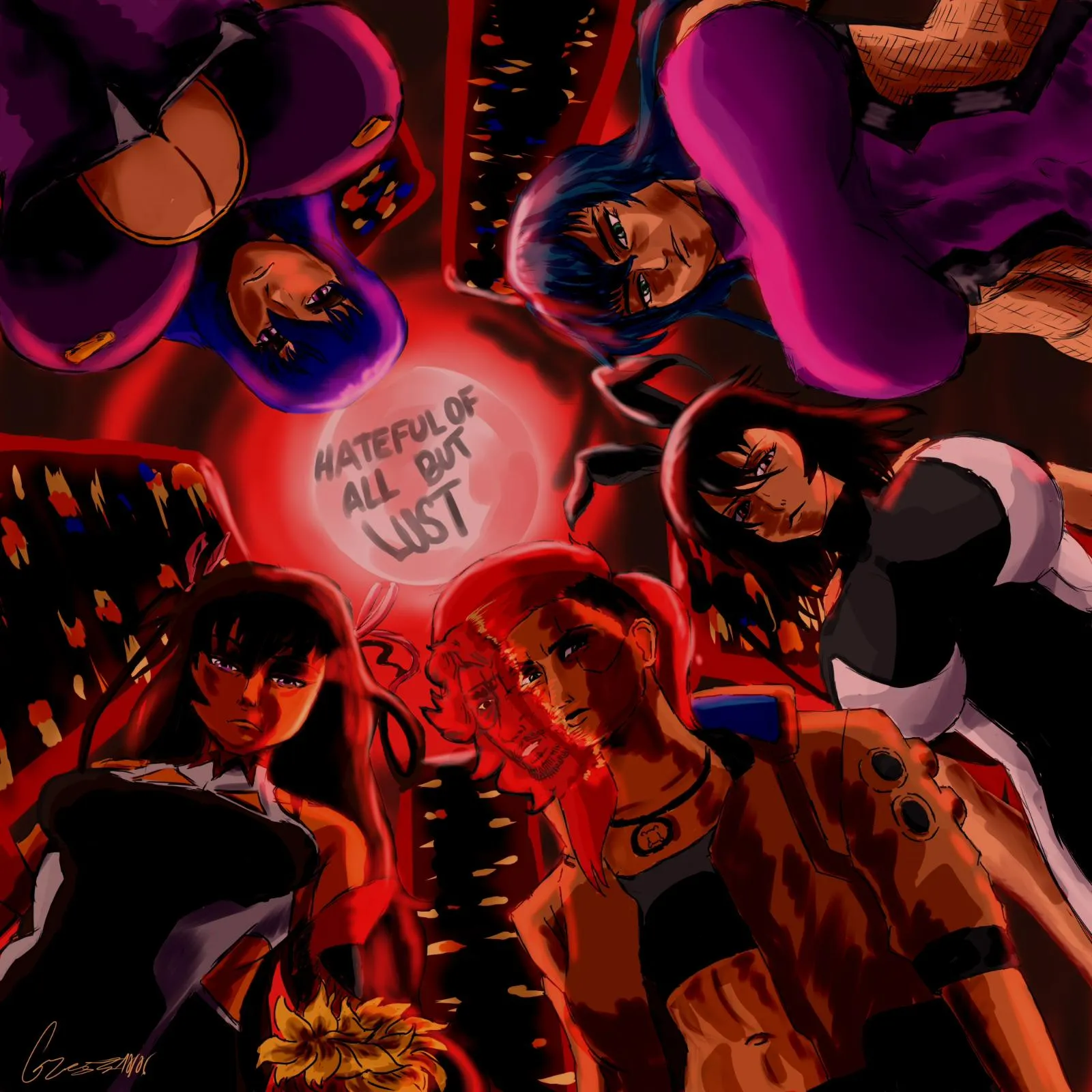 A Comission made by a friend of mine for my fanfic of Cyberpunk x Taimanin