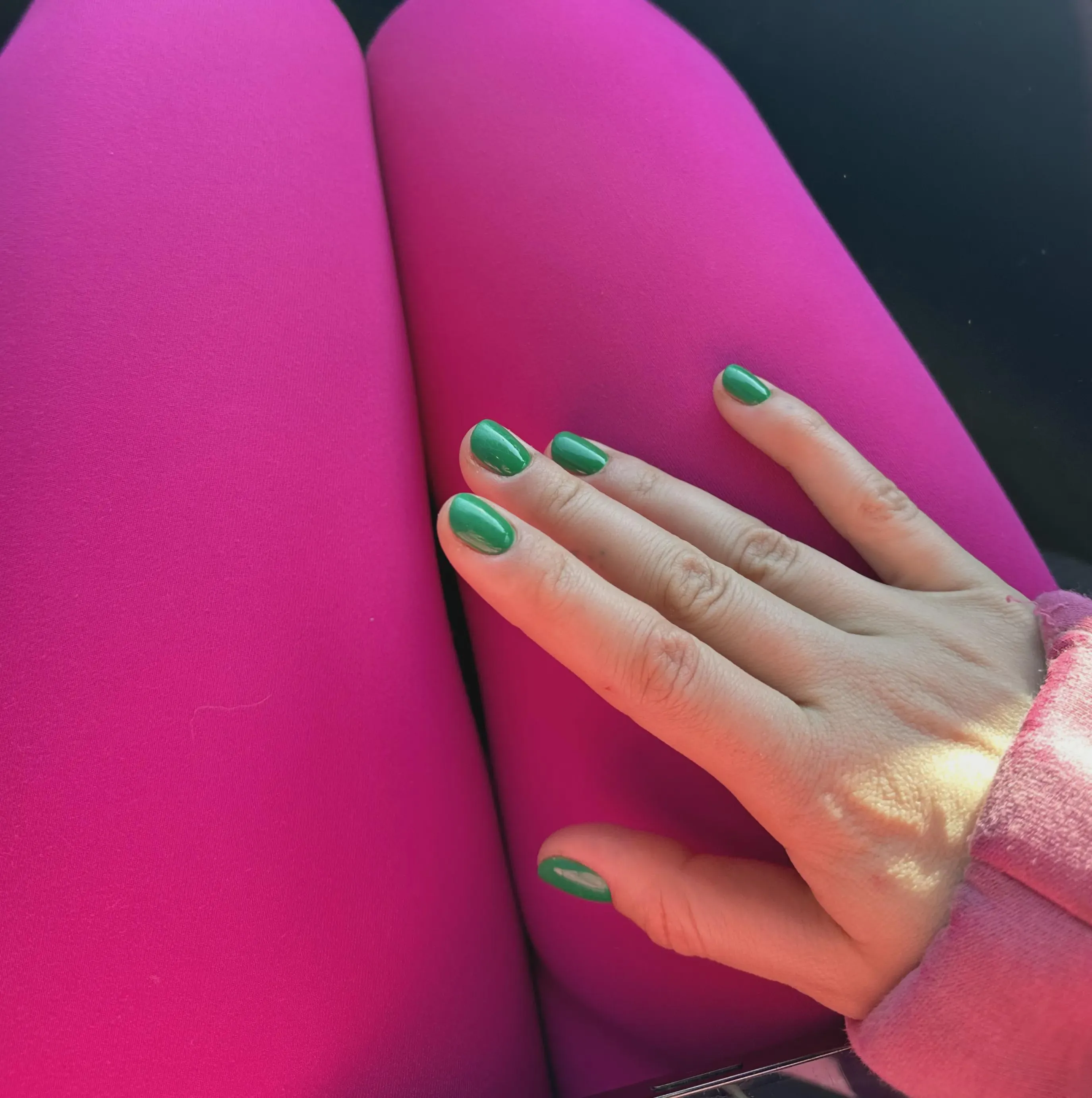 confused about the way my nails were done today