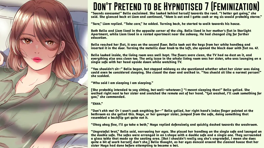 Don't Pretend To Be Hypnotised 7 Feminization Caption