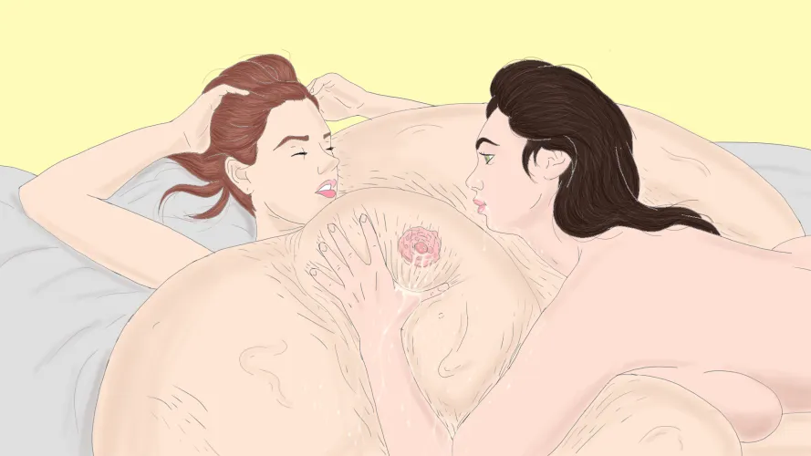 Emptying Flabbya's milk bags