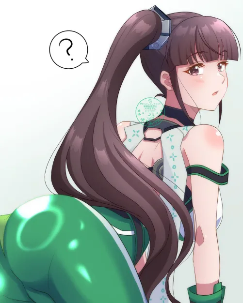 Eve looks confused [Nikke x Stellar Blade]