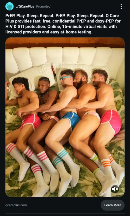 Ever since following the sub, I've been getting PrEP ads