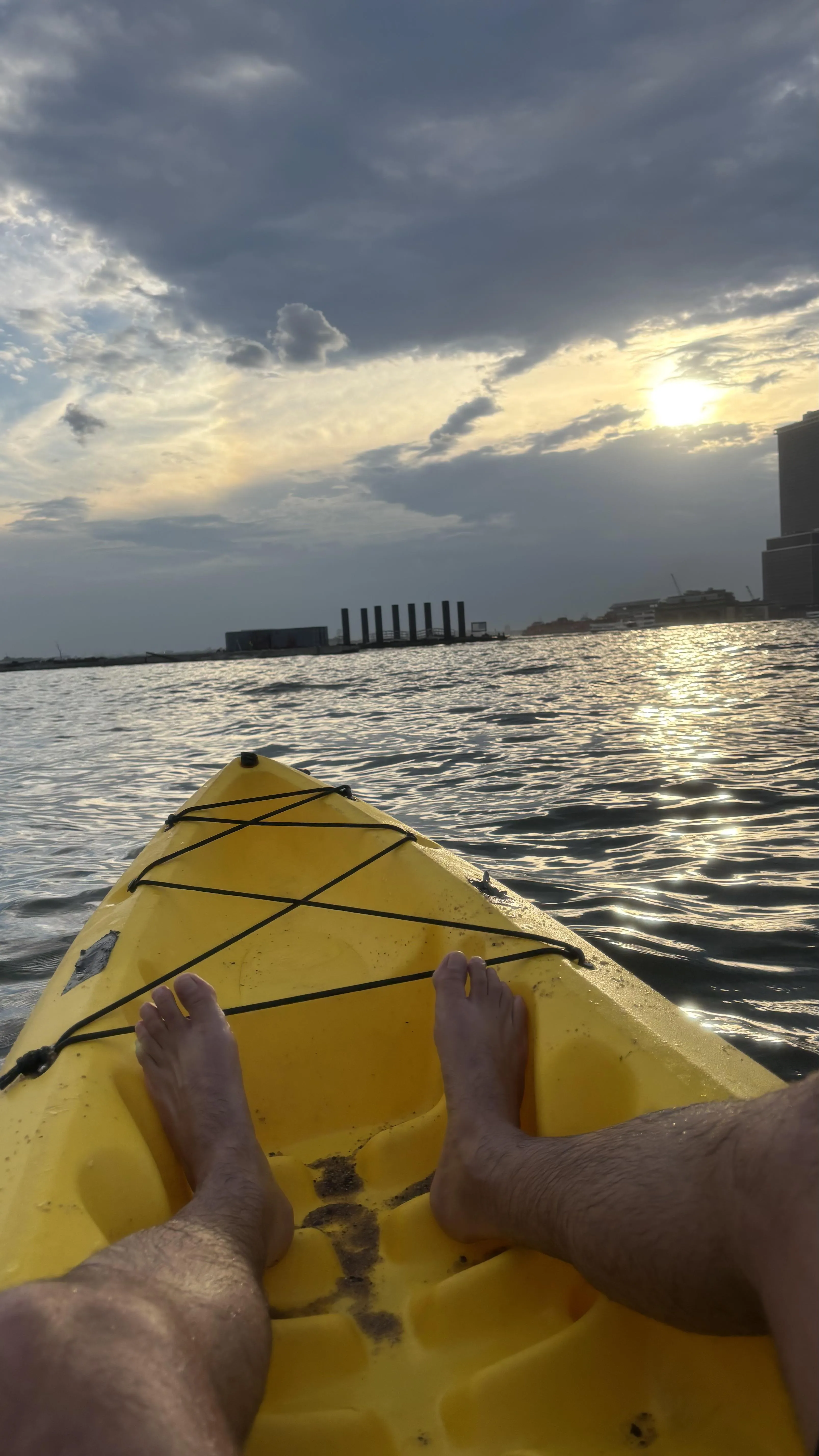 Kayaking in nyc (need footwork here! Where’s my nyc feet subs?)