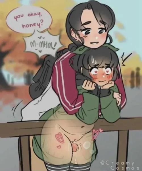 mom makes me feel so good, even in public~