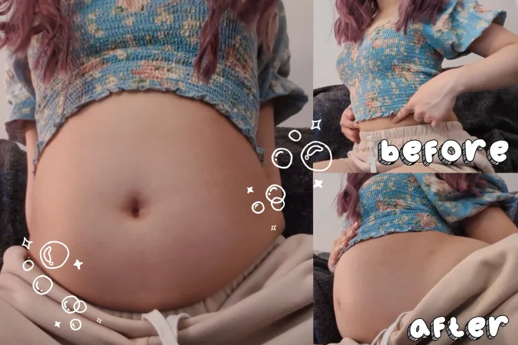 My first Coca-Cola Mentos bloat 🫧