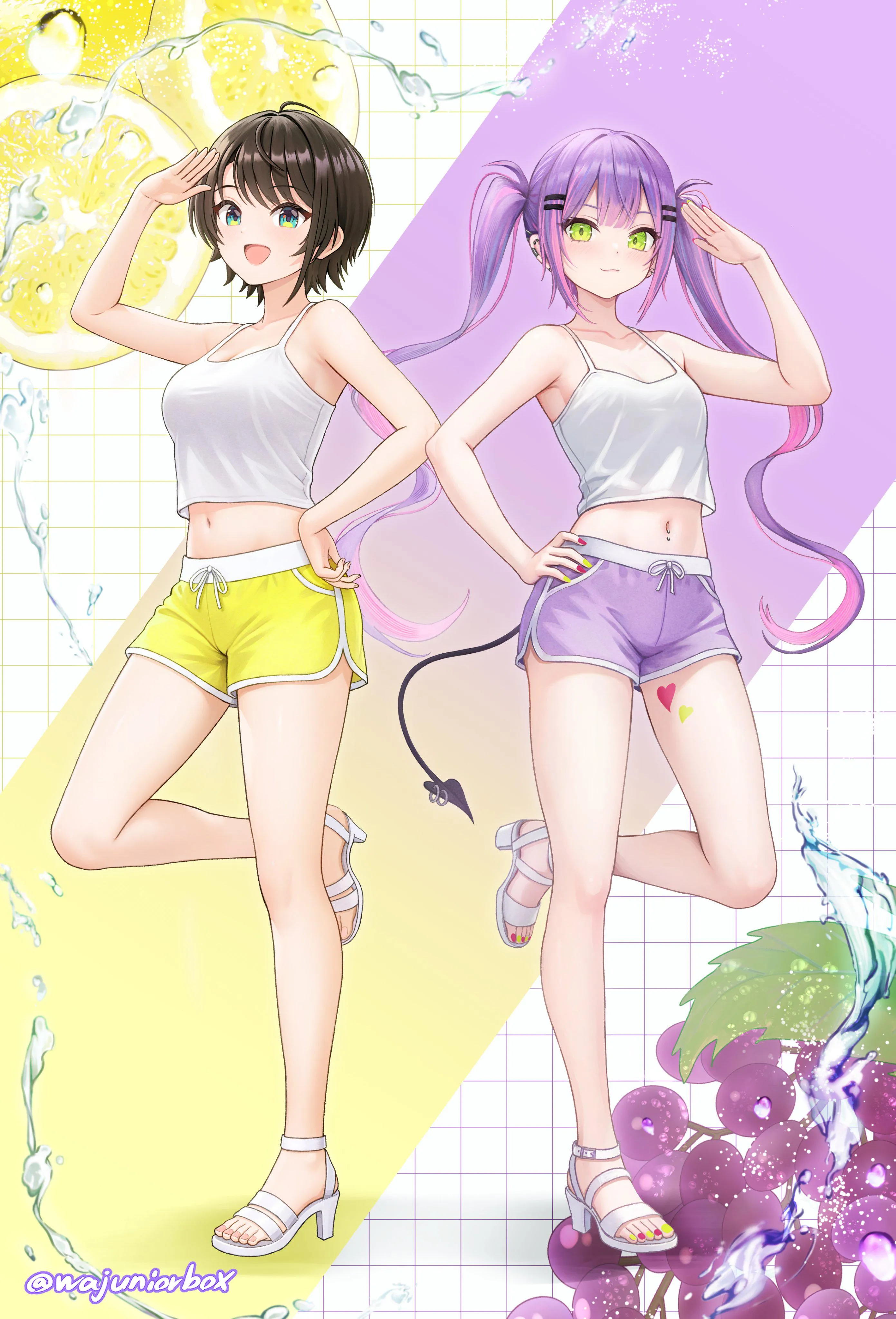 Oozora Subaru and Tokoyami Towa [Hololive]