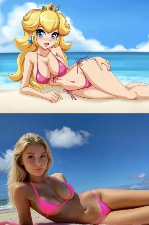 Peach in pixels vs Peach in the flesh 🍑💦