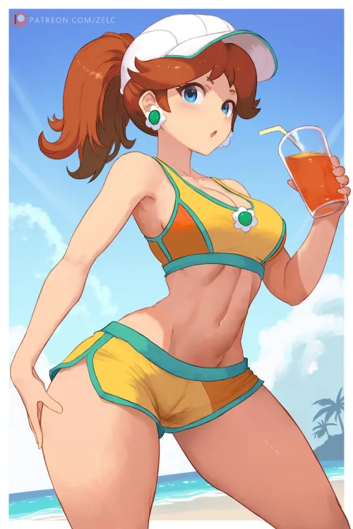 Swimsuit Daisy [Mario Kart World]