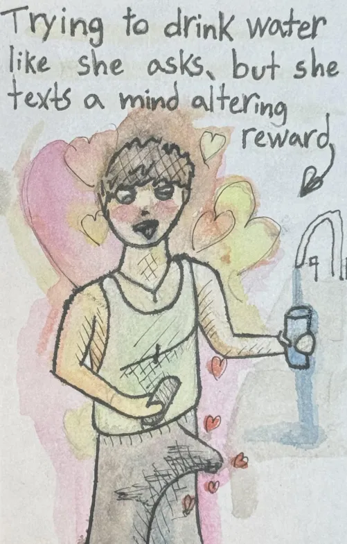 Then she asks what’s taking so long…