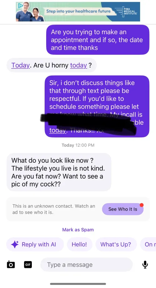 Why would they ever think this would get a response other than the block button