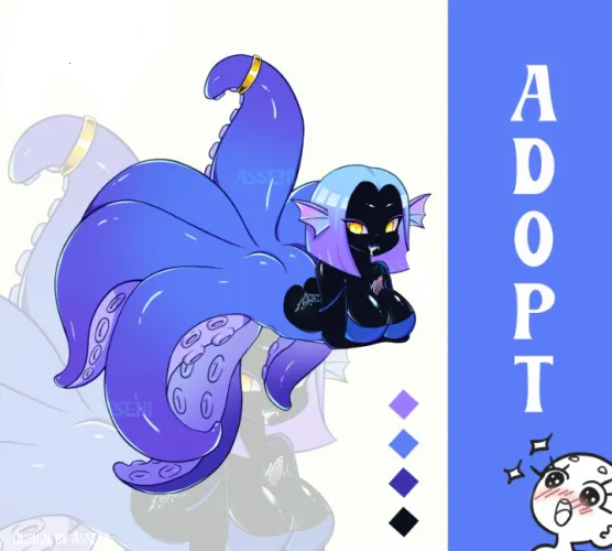 Please rate my first adopt with tentacles! I really enjoyed drawing the tentacles(⁠◕⁠ᴗ⁠◕⁠✿⁠)