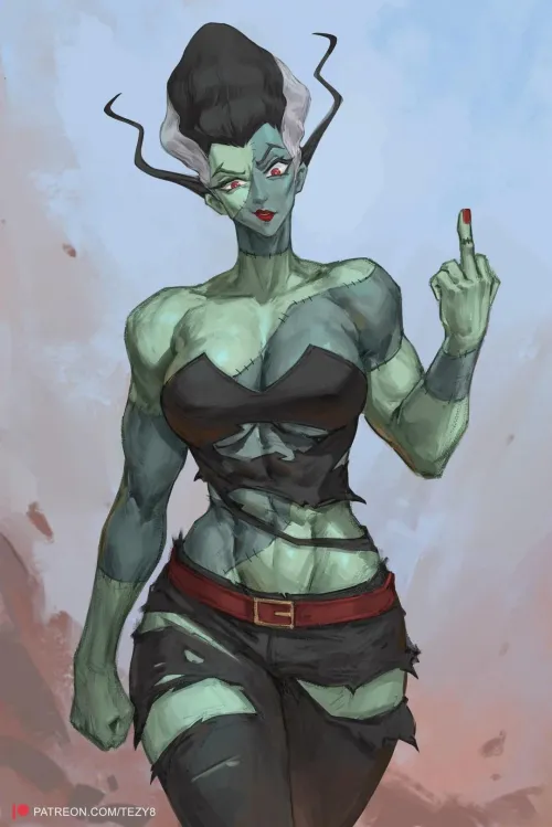 The Bride, art by me