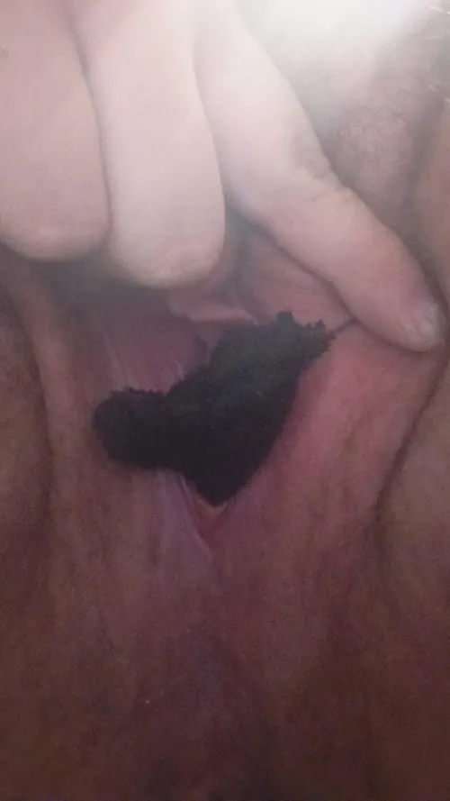 Walked around town with panties shoved inside of my cunt instead of wearing them under my dress