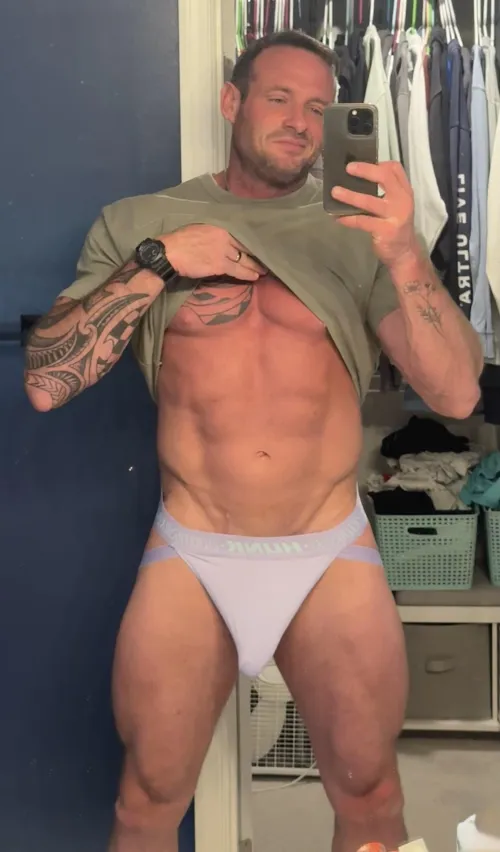 abs still kinda there on this old man