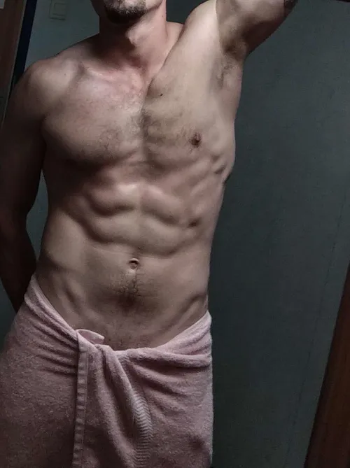 Fresh out the shower and ready for...