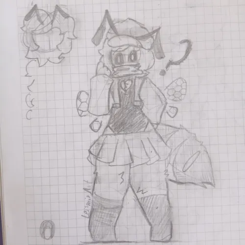 Just a concept art of my bugsona cuz yes