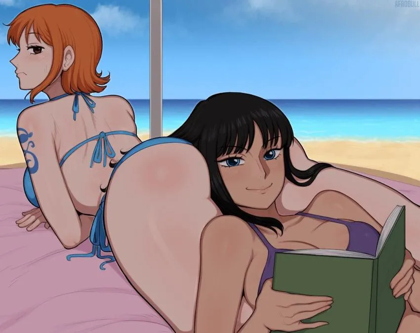 Nami and Nico At The Beach (Afrobull)