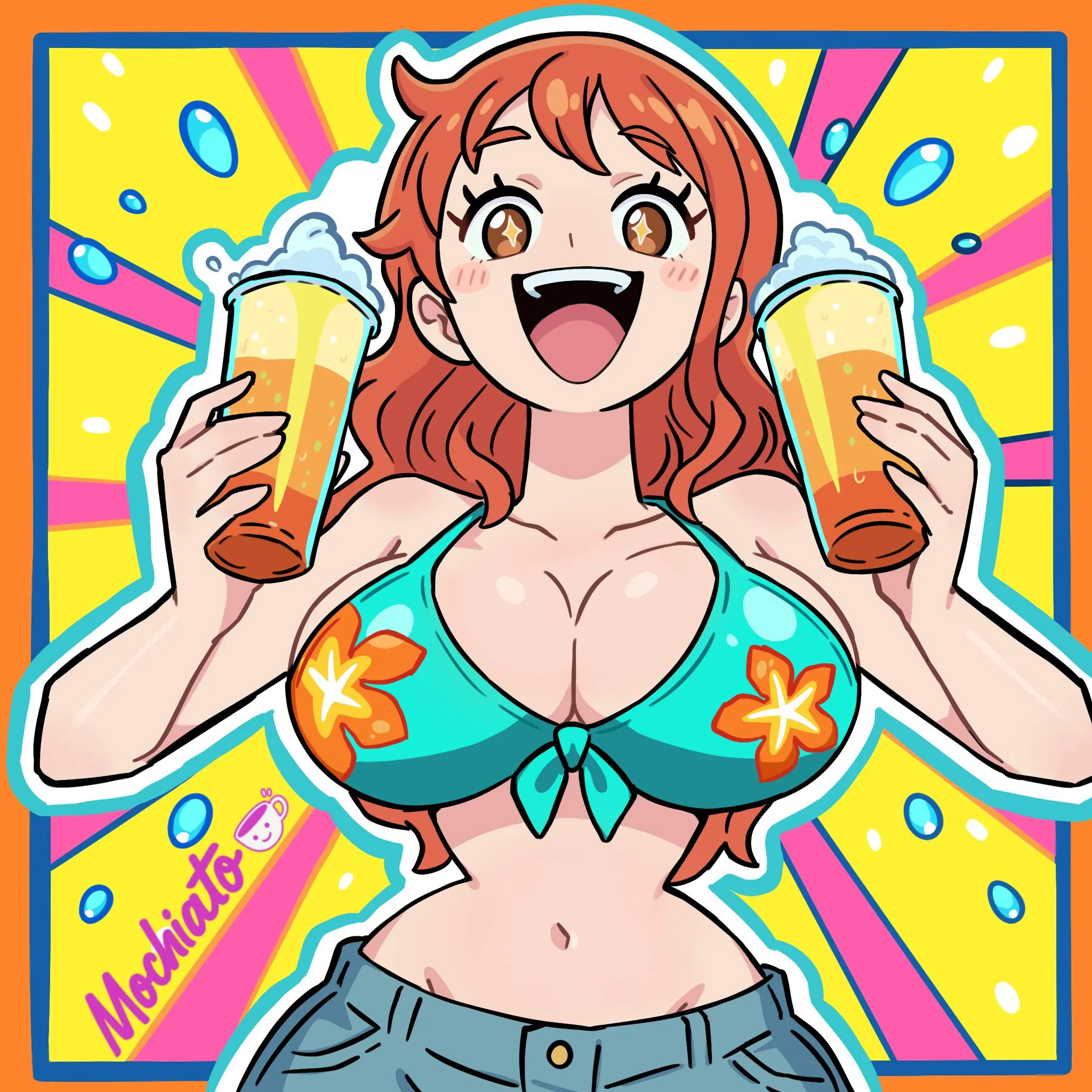 Summer fun with Nami 🔥 [Mochiato]