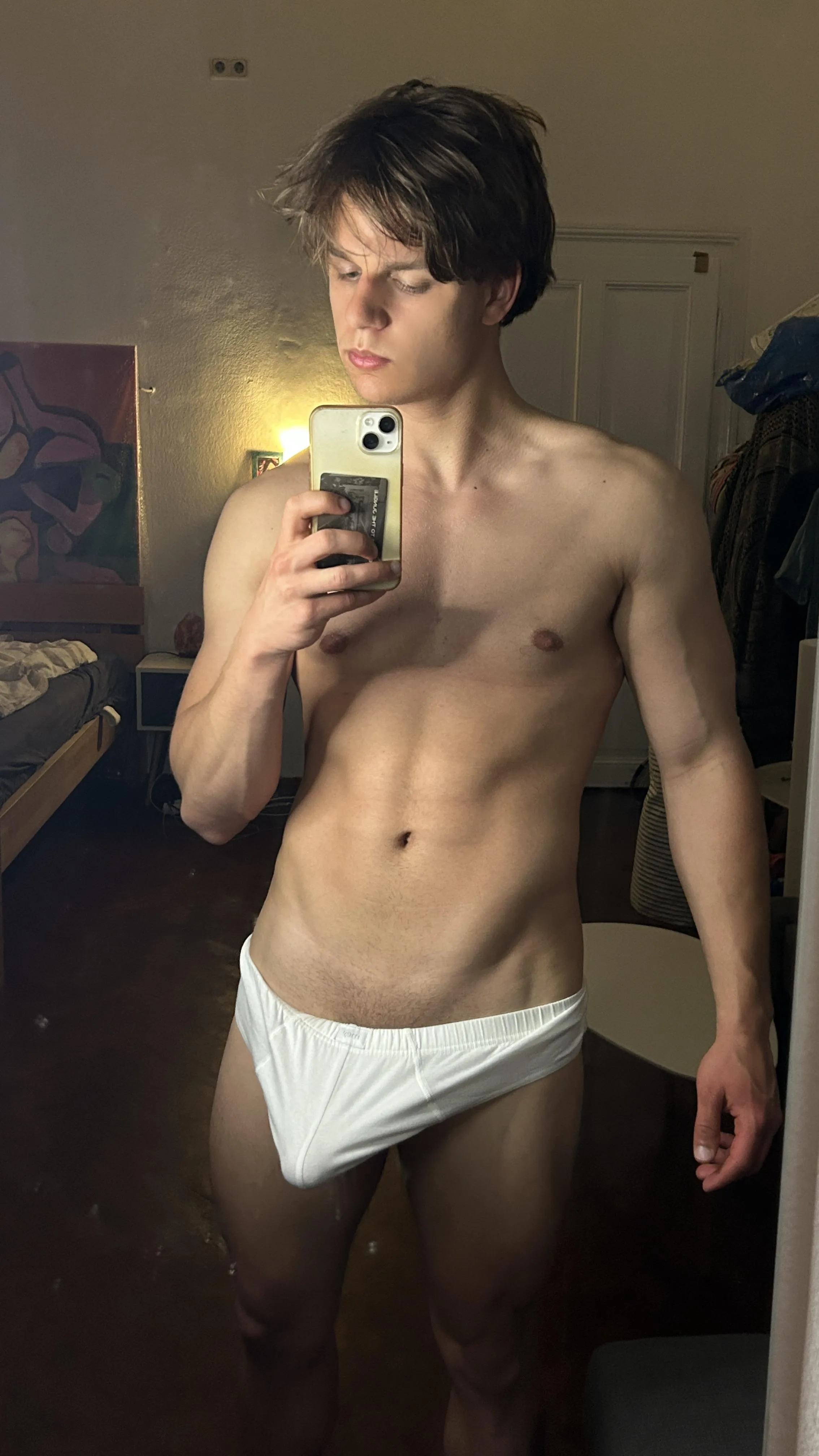 Would you bend over for college guy?