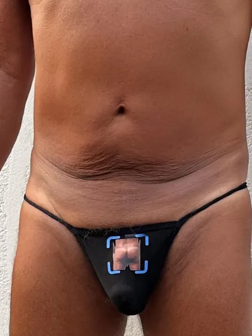 Got a thong with my ass on it. What should I put on the next one?