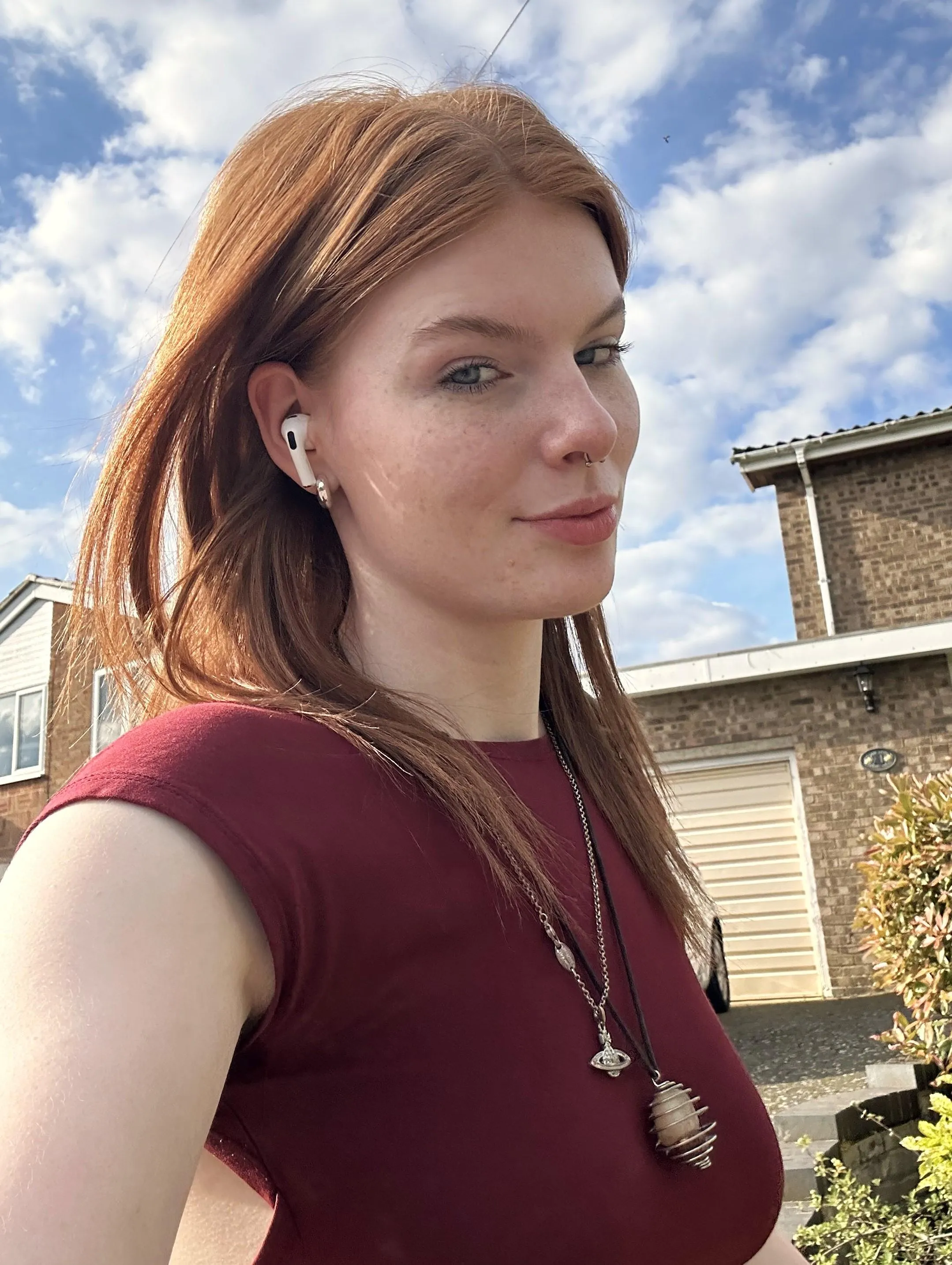 No make up just freckles and the redhead vibes