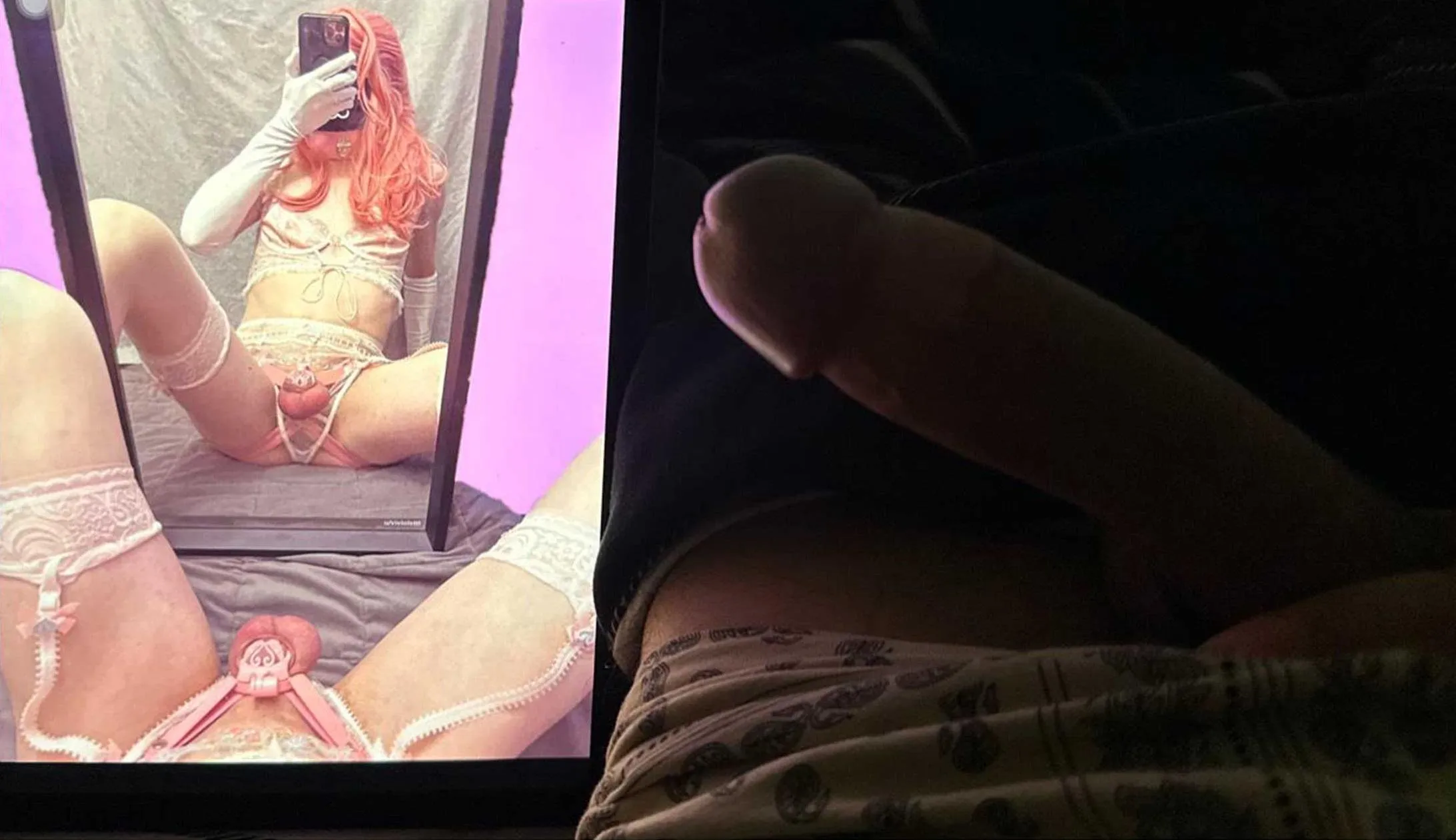 Nothing's hotter than getting a tribute of yourself 🥵