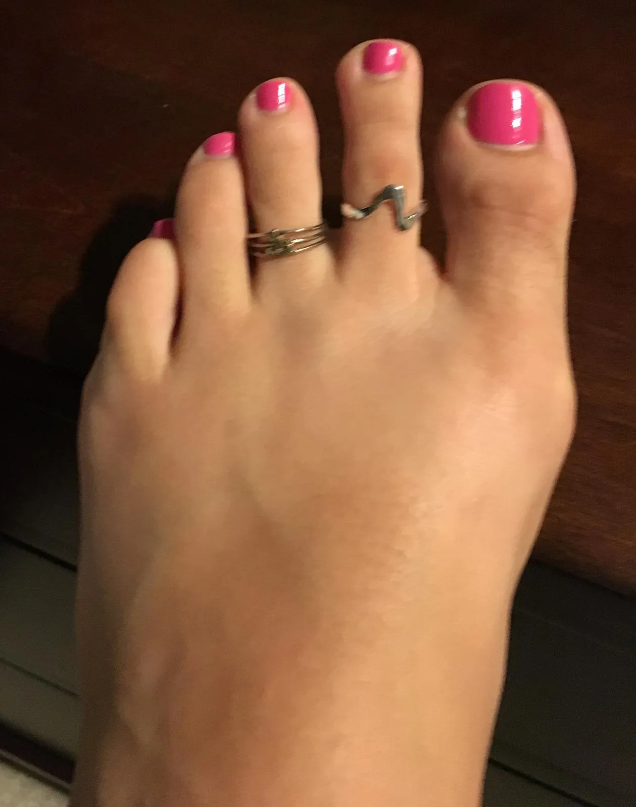Suck my toe rings off?
