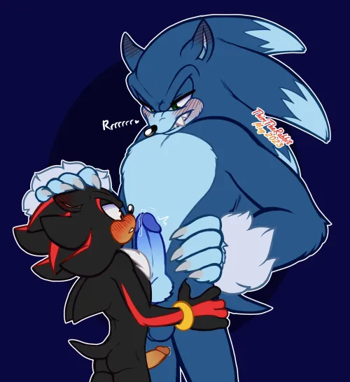 Werehog x Shadow Gay Porn [MM] (ThiriTheRabbit)