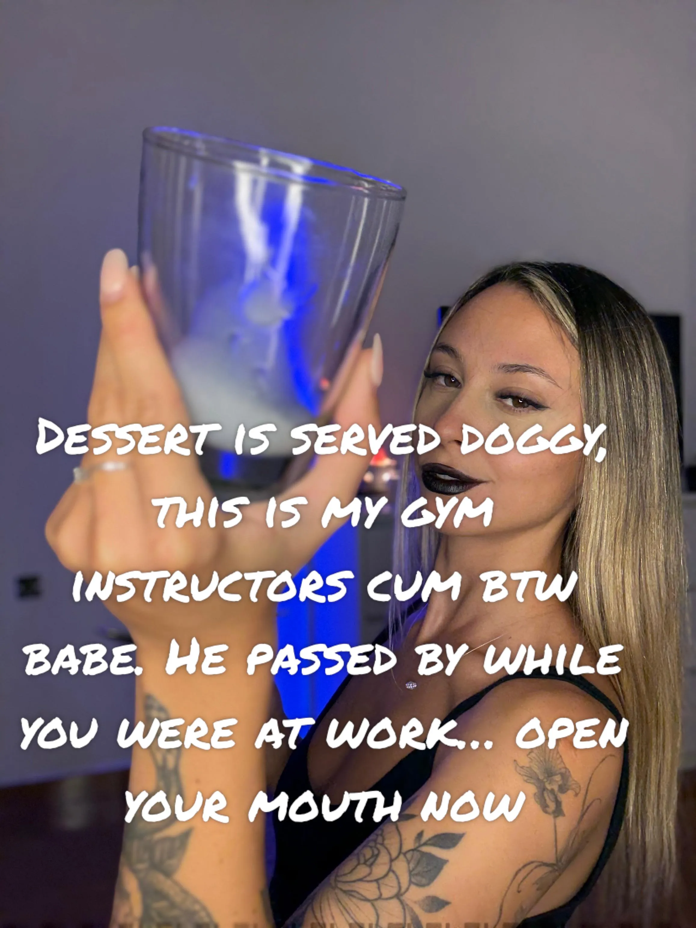 What do you say to mommy?