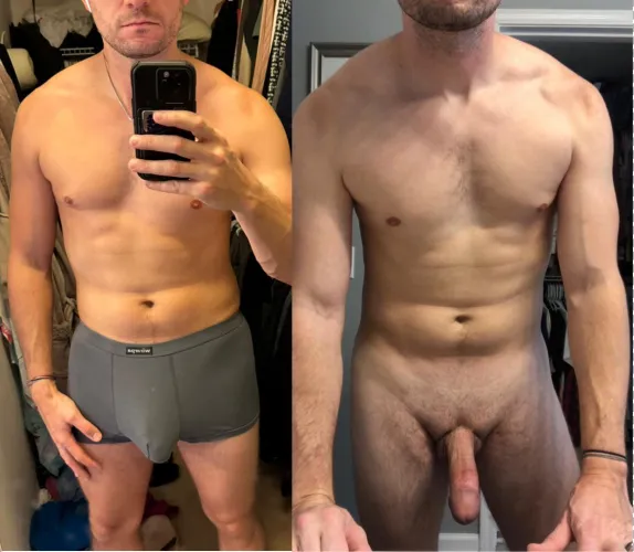 (34) Ever wonder what that cute dad you crush on looks underneath all those pesky clothes?