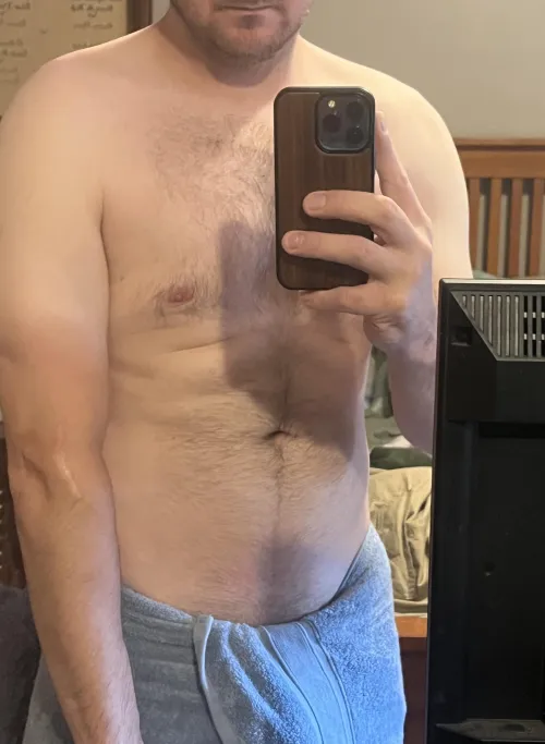 Hope your wife won't judge me for my farmers tan