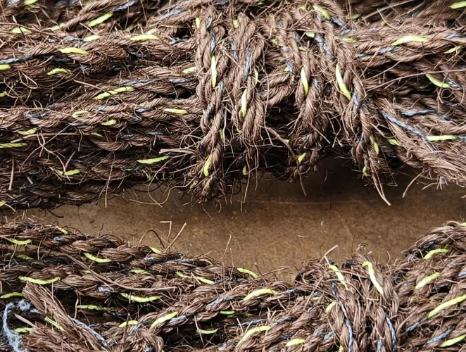 Just finished a set of reinforced coconut rope....