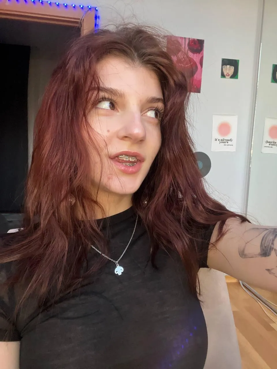 my braces said hello so i had to post her