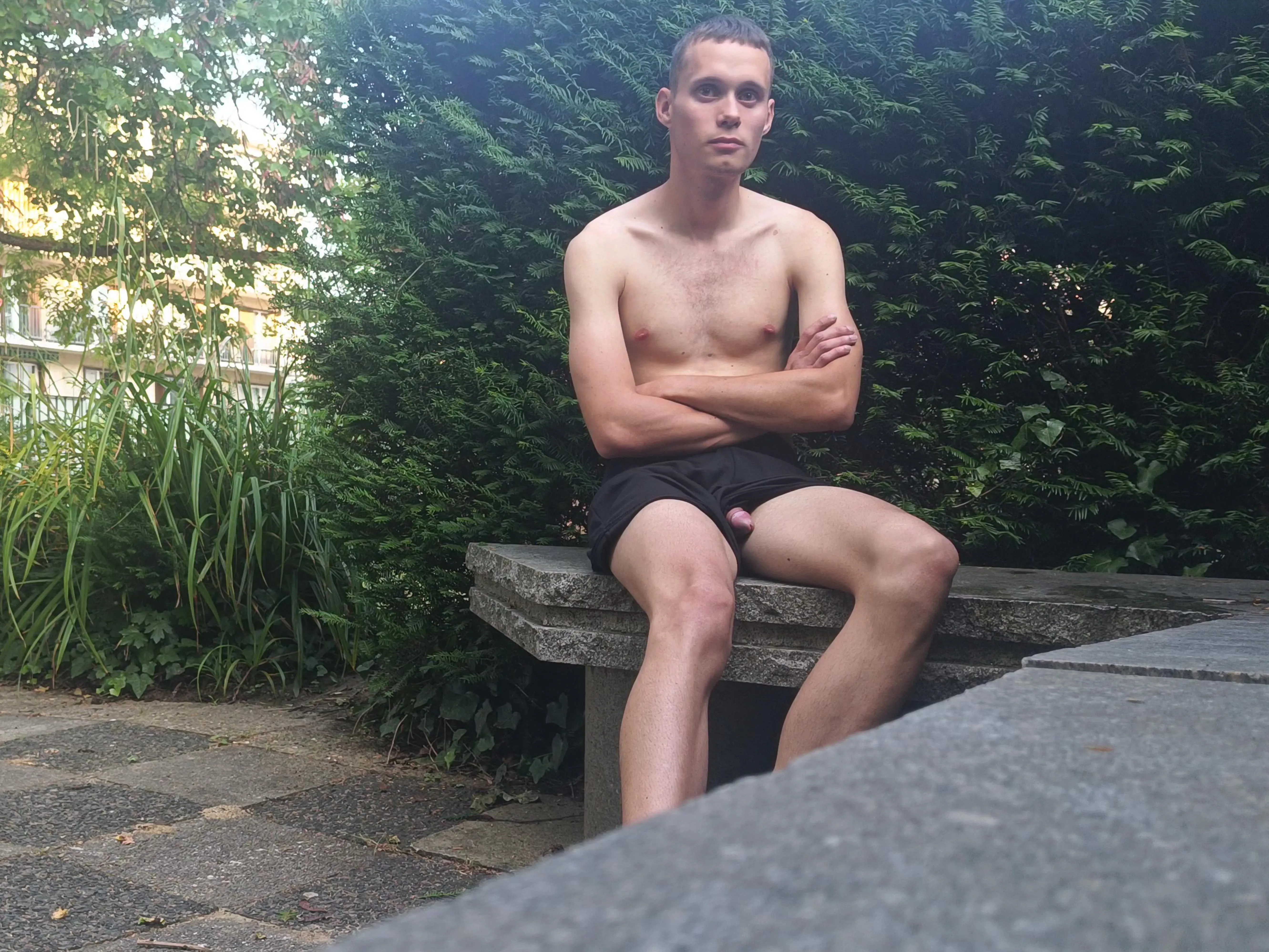 This is what can happens when you wear short shorts