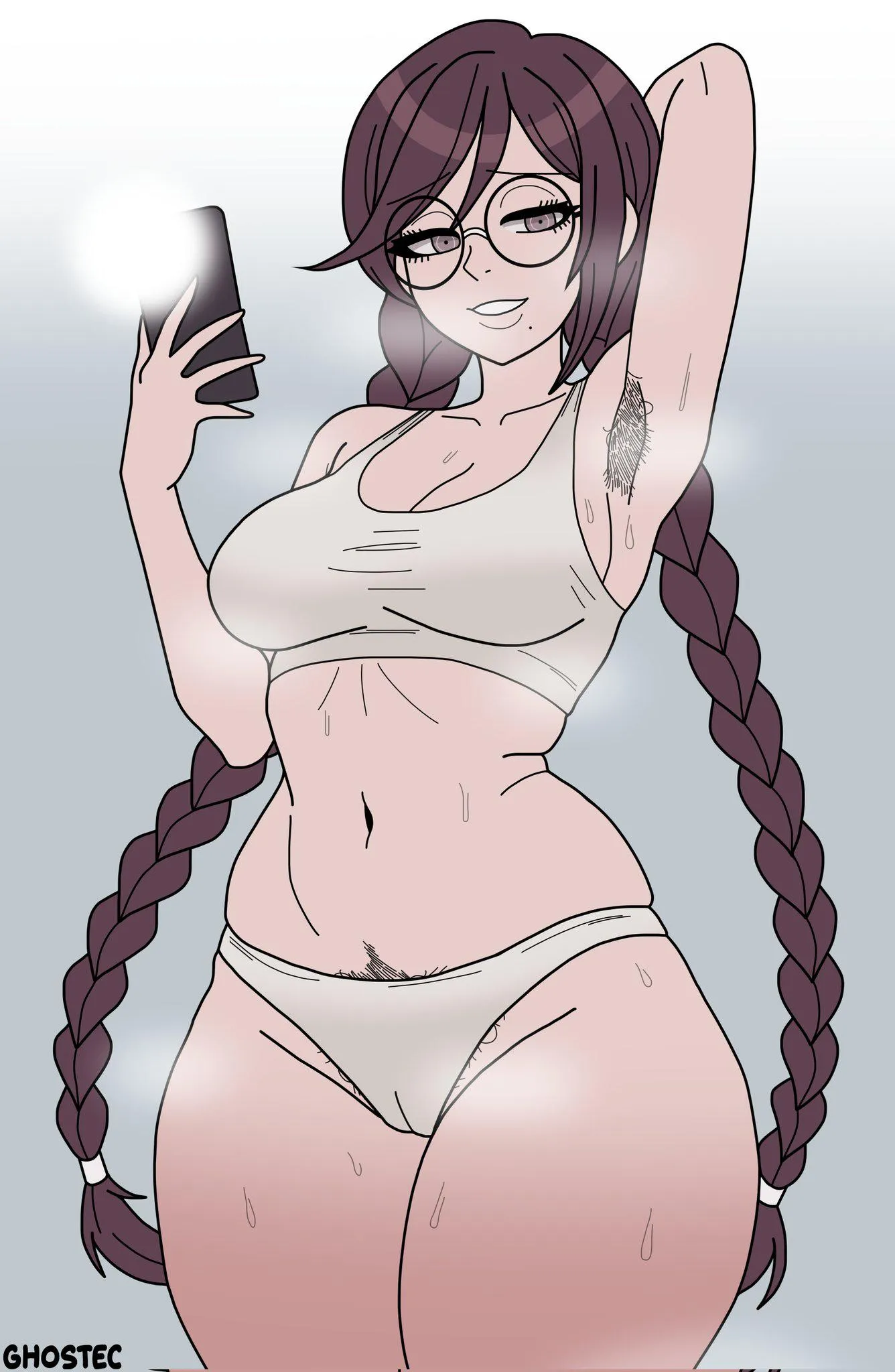 Toko taking a... selfie?
