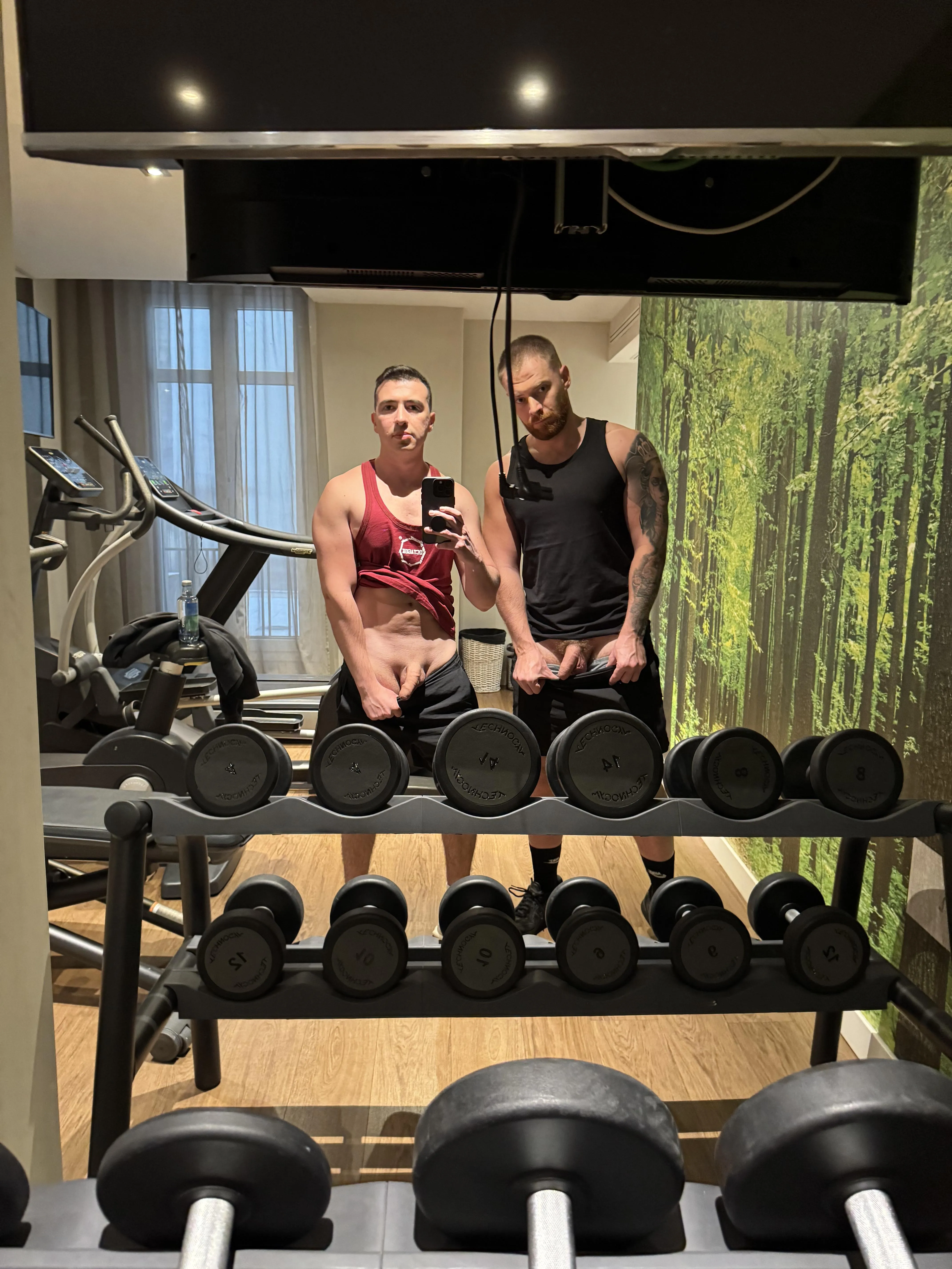 We love being naughty in the gym